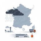 Météo-France issues Sunday storm alert; airlines warn of potential delays