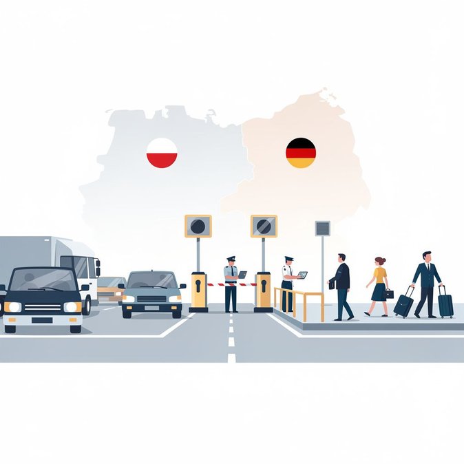 One year of controls on the Polish-German border: over 1 million people screened