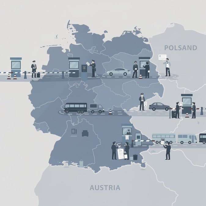 Schengen map shifts again as Germany and neighbours prolong internal border checks