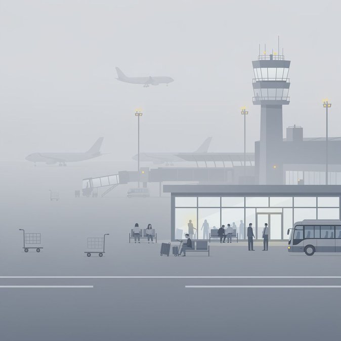 Le brouillard immobilise 27 vols à Belo Horizonte Confins ; l'aéroport est revenu à la normale mais il est conseillé de reprogrammer son vol