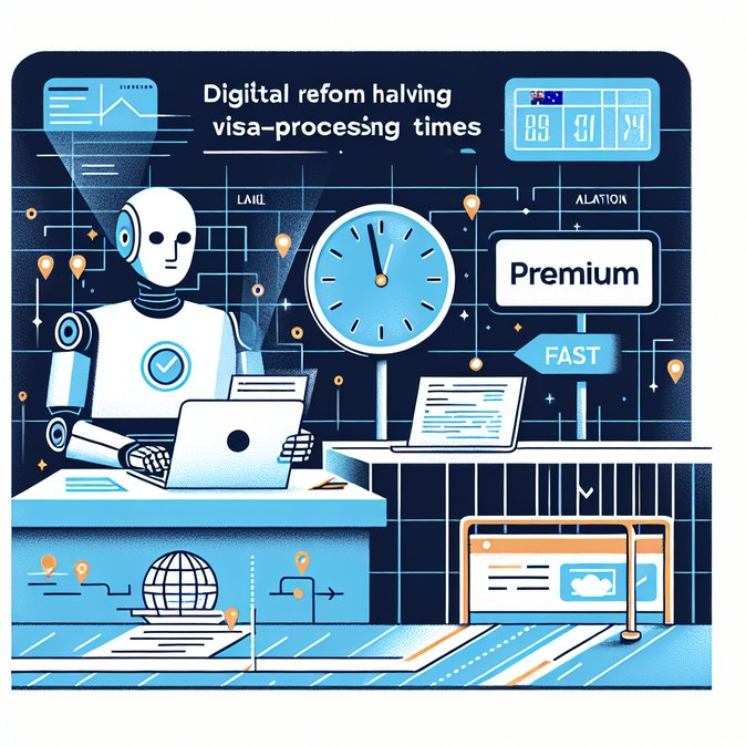 Government confirms 25 March overhaul slashes visa processing times by up to 50 %