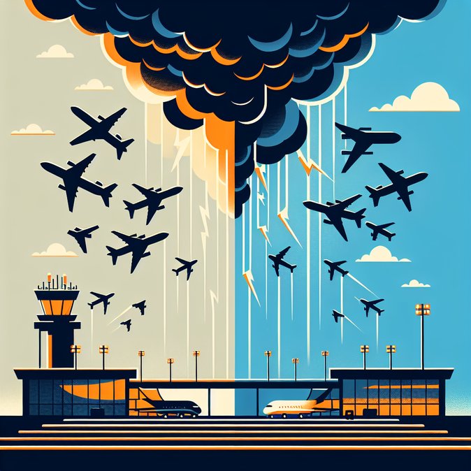 Severe Delhi thunderstorm diverts 24 flights and triggers aviation orange alert