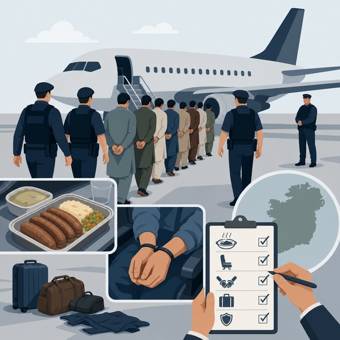 Human-rights report prompts changes to catering and oversight on Irish deportation flights