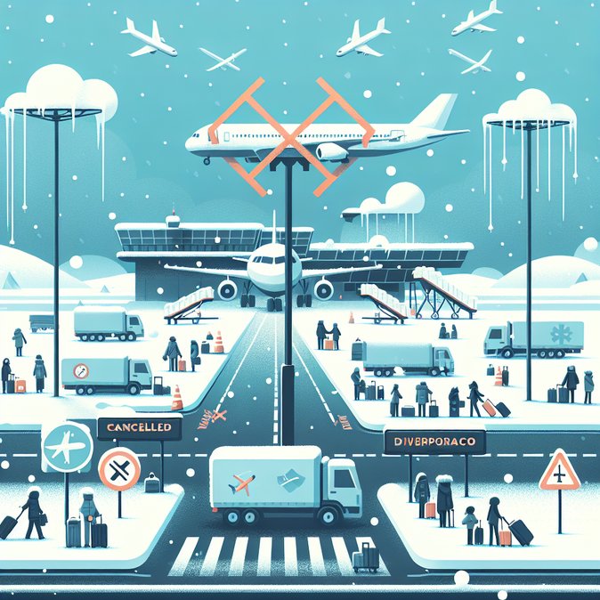 Winter storm shuts down flights at Brussels Airport amid Europe-wide cancellations