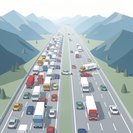 Eight-kilometre queue on A22 Brennero after accident snarls Italy–Austria freight corridor