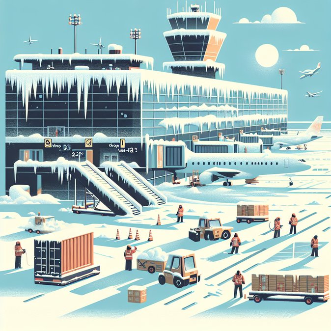 Deep Freeze Triggers Widespread Flight Delays at Warsaw Chopin Airport