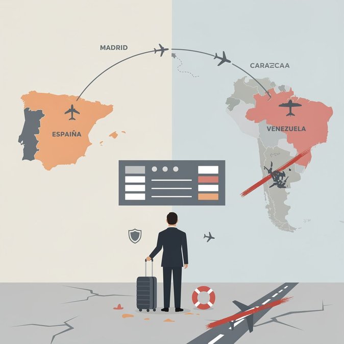 伊比利亚航空因委内瑞拉机场关闭暂停马德里—加拉加斯航线