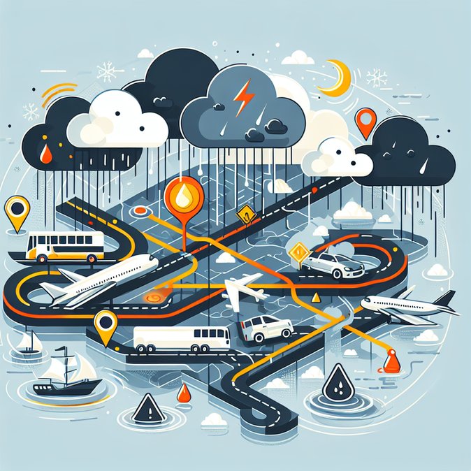 Severe Weather Warnings Threaten Transport Across 13 Irish Counties