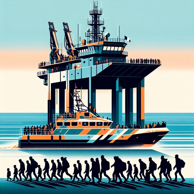 Sea-Watch rescues 44 migrants stranded on offshore platform as Mediterranean toll rises