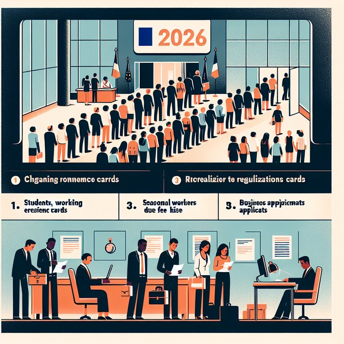 France Raises All Visa & Residence-Permit Fees as 2026 Finance Law Takes Effect