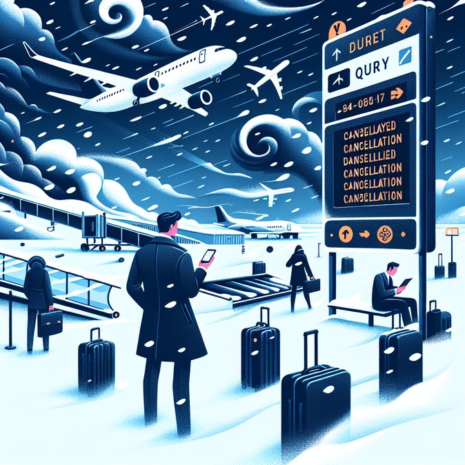 3,410 Delays and 192 Cancellations Roil U.S. Airports as Winter Weather Returns