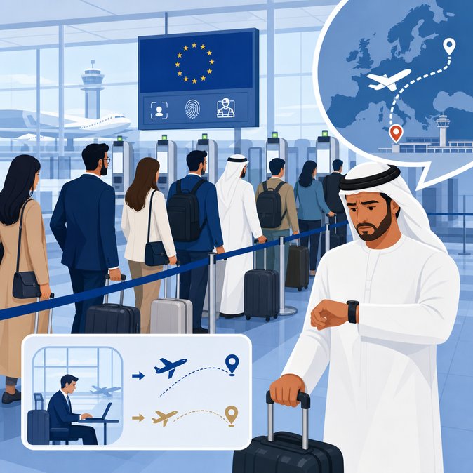 EU’s New Entry/Exit System Creates Hours-Long Queues for UAE Travellers