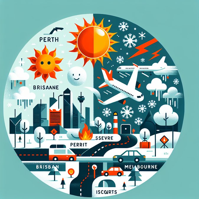 Heatwave and Storms Threaten Holiday Travel Plans Across Australia