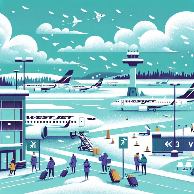 WestJet Offers Fee-Free Rebooking as Winter Storm Targets Southern Ontario and St. John’s