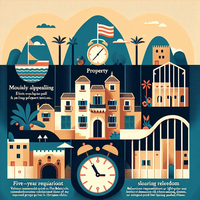 巴利阿里群岛考虑实施五年居住规定，可能限制英国买家购房