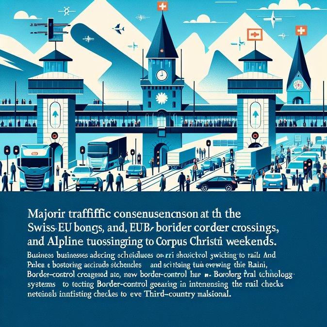 Swiss roads authority warns of heavy border congestion over Ascension and Pentecost weekends