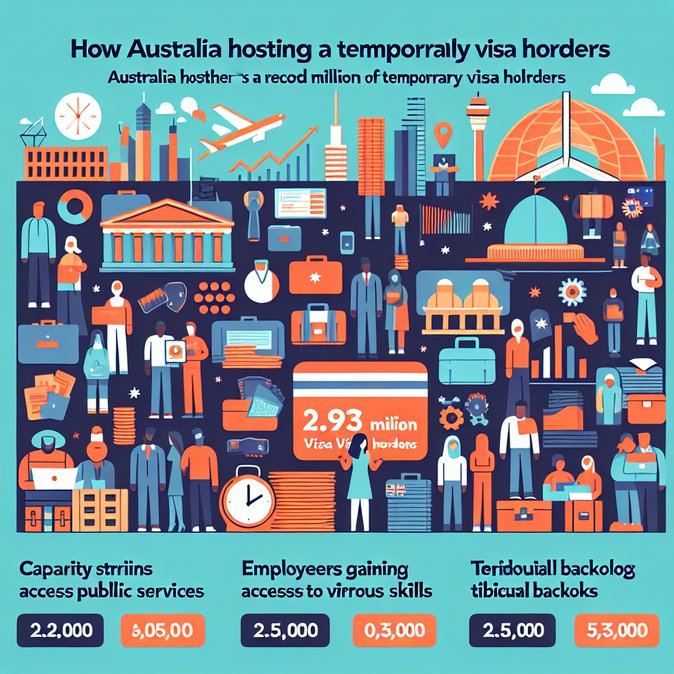 Temporary-visa headcount in Australia hits record 2.93 million, sparking policy heat