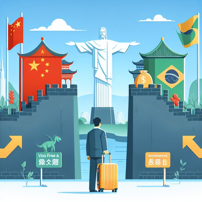 Brazil drops visas for Chinese tourists and business travellers from 11 May