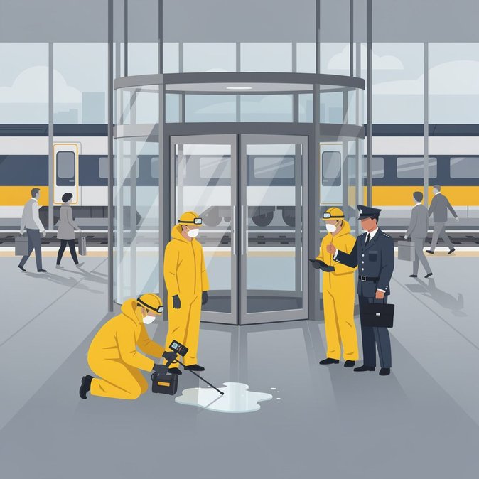 إنذار كيميائي في محطة وارين (ميريتز) يستدعي استجابة متعددة الوكالات؛ حركة القطارات لم تتأثر