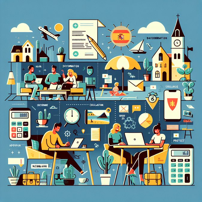 Nouveau guide : un parcours adapté aux familles sous le visa nomade digital en Espagne