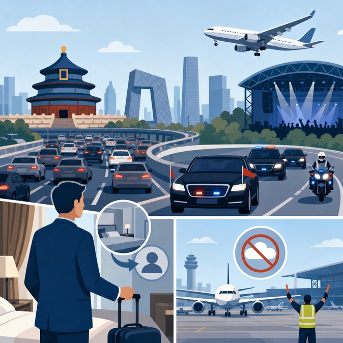 Beijing prepares for heavy traffic week as city hosts concerts, exhibitions and high-level diplomatic events