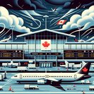 WestJet elimina cargos por tormentas invernales en seis aeropuertos canadienses