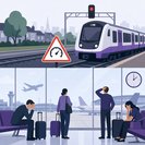 Elizabeth line speed restriction causes Heathrow rail delays on peak getaway day