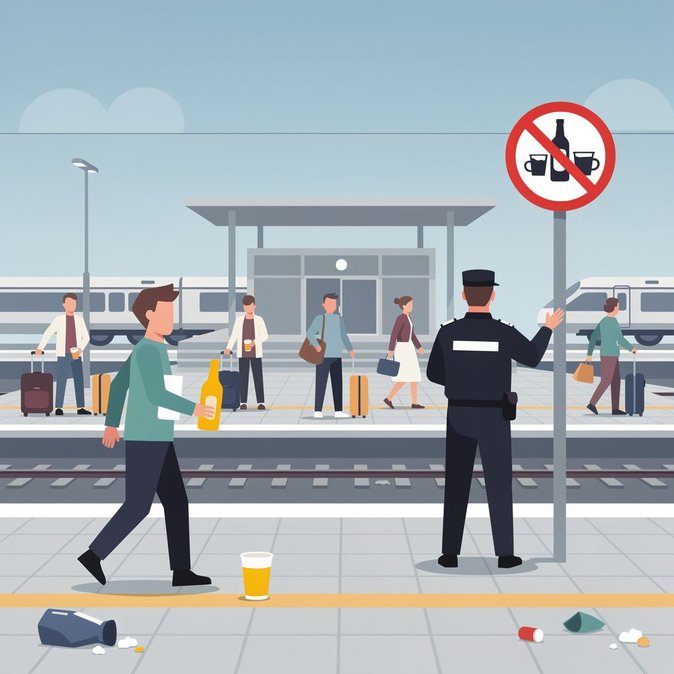 Germany Imposes Nationwide Alcohol Ban at All 5,700 Deutsche Bahn Stations
