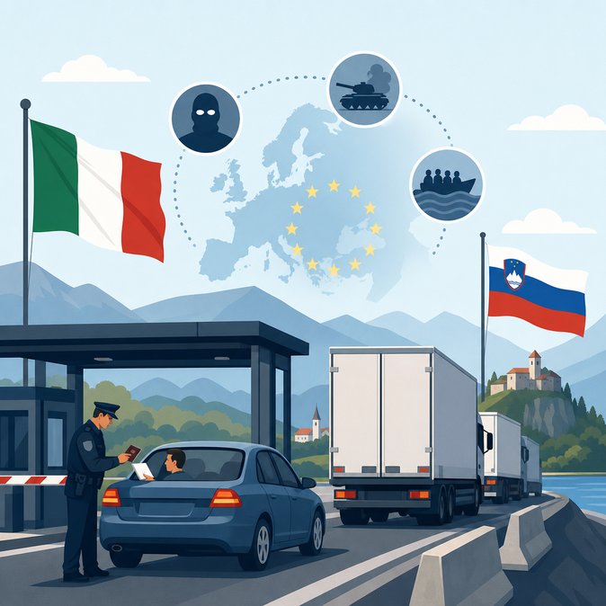 Italy extends Slovenia border checks until December 2026 amid migration and security concerns