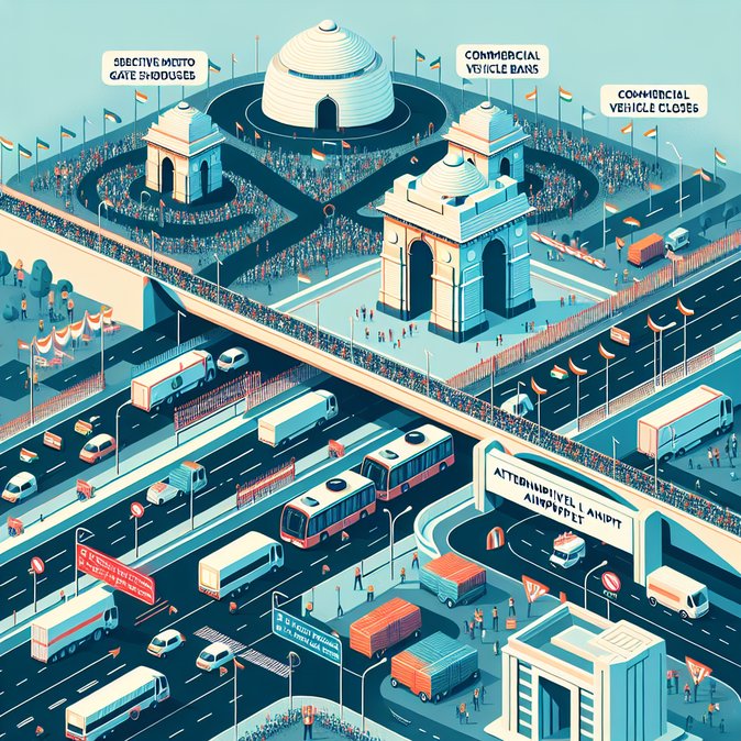 Republic Day 2026: Delhi Issues Sweeping Road and Vehicle Curbs Impacting Business Travellers