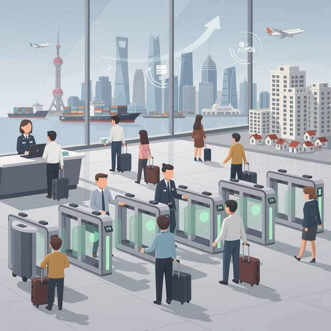 上海港旅客吞吐量达80.9万人次——60%的外国入境旅客选择免签通道