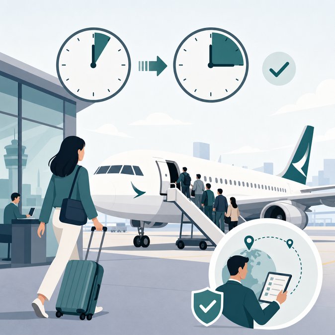 Cathay Pacific brings gate closing forward to 15 minutes before departure from 1 June