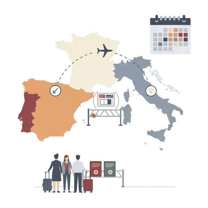 Rome prolonge d'une semaine les contrôles Schengen pour les voyageurs en provenance d'Espagne