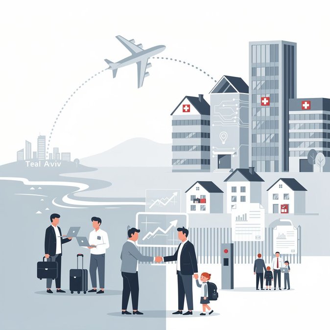 أثرياء إسرائيليون ومواهب تقنية ينتقلون إلى سويسرا وسط حالة عدم استقرار إقليمية