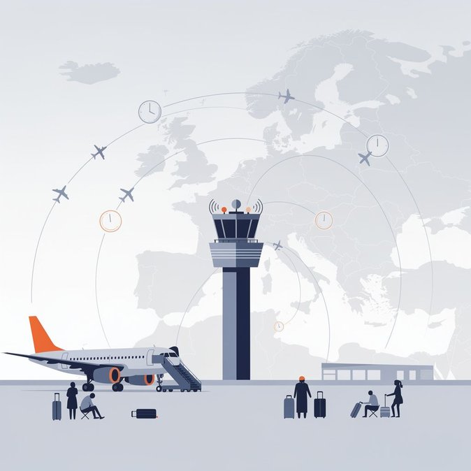 La huelga de controladores aéreos en Francia cancela 933 vuelos en un solo día