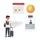 تايلاند تعيد فرض رسوم تأشيرة الوصول بقيمة 2000 بات وحد أقصى للإقامة 15 يومًا للسياح الهنود
