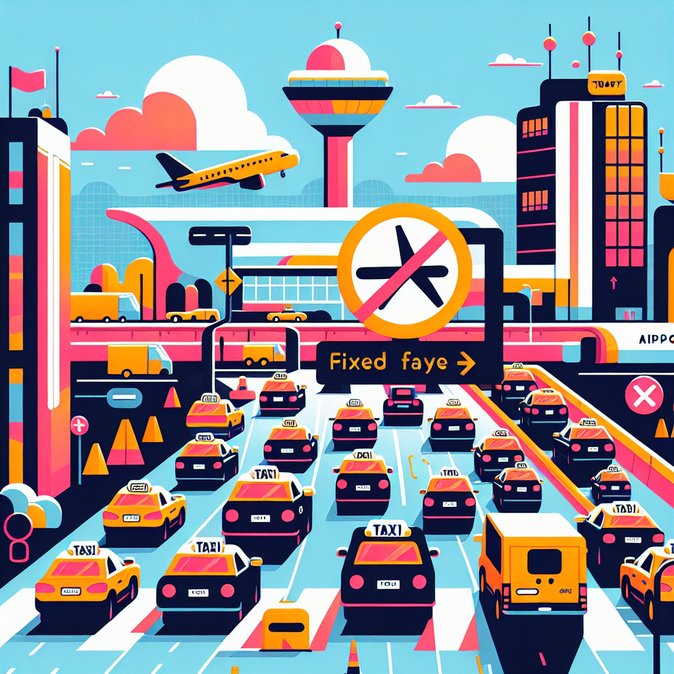 Taxi drivers blockade Dublin over Uber fixed-fare model, disrupting airport links