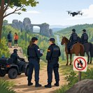 Czech–German joint patrols flood Czech Switzerland to pre-empt Vatertag excesses