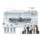 La red de transporte de Ginebra detiene tranvías y trolebuses tras manifestación anti-G7 que se extiende a territorio francés