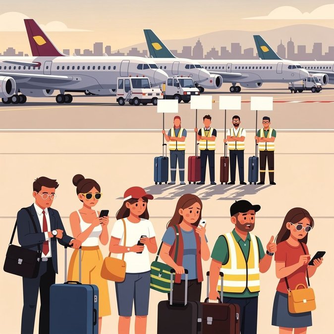 Trabajadores de Groundforce confirman huelga indefinida en Barcelona-El Prat a partir del 4 de agosto
