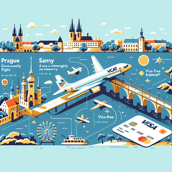 SCAT Airlines Announces Weekly Prague–Sanya Service With Visa-Free Entry for Czech Tourists