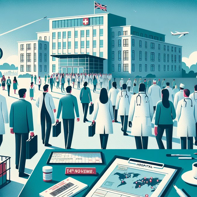 Five-day junior-doctor strike begins, amplifying staffing gaps for internationally recruited medics