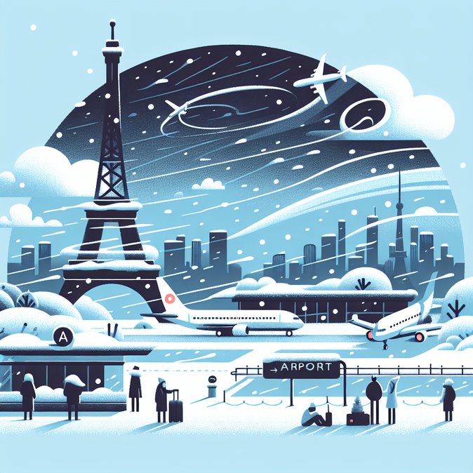 Winter Storm Causes Cancellations at Paris CDG and Other European Hubs