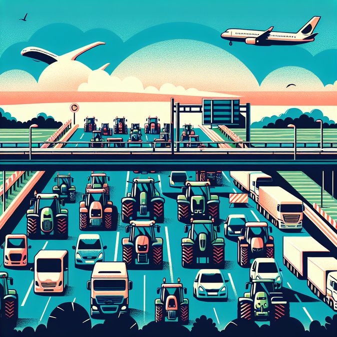 Lyon Farmers’ Blockade Enters Day 3, Choking Rhône Valley Arteries