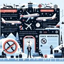 El clima invernal provoca 339 retrasos y 4 cancelaciones de vuelos en cinco aeropuertos de Polonia