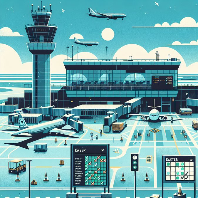 French Air-Traffic-Controller Strike Cancels 180 Flights and Signals Easter Action