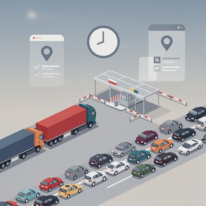 Saturday traffic surge causes multi-hour waits at Poland–Ukraine border