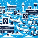 Snowstorm at Amsterdam hub ripples into Poland, cancelling flights to and from Warsaw