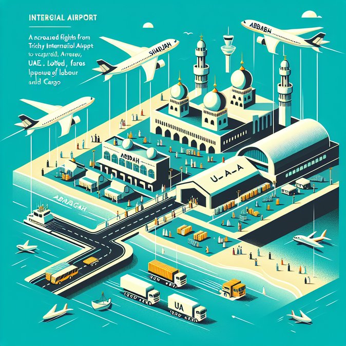 Extra Gulf Links: Trichy Airport Adds Abu Dhabi and Sharjah Flights, Benefiting UAE Expatriates