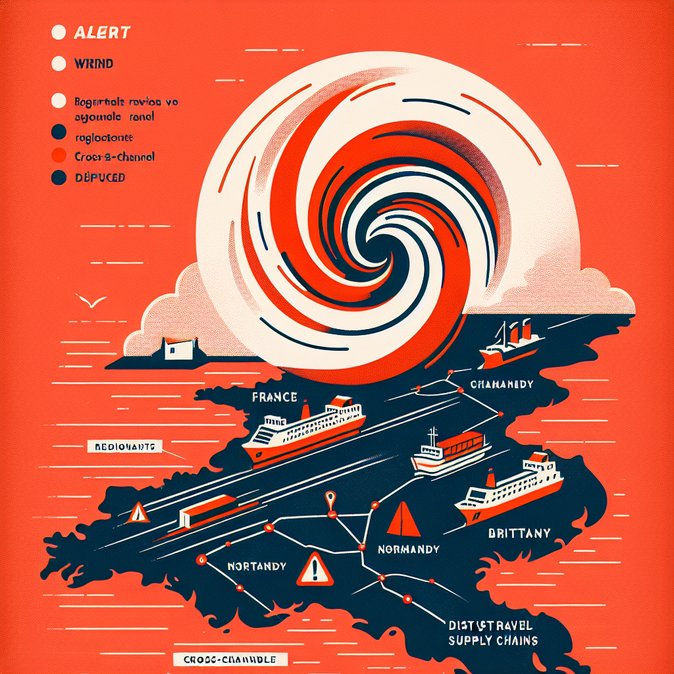 Storm Goretti Triggers Red Alert: Trains Halted and Ferries Delayed Across Northern France